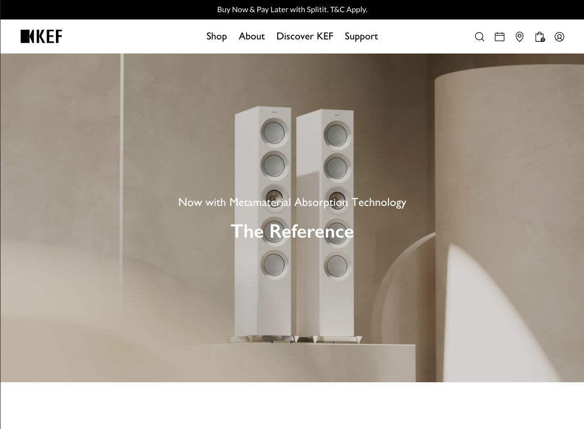KEF Audio – Shopify Plus Development