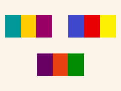 examples of triadic colours